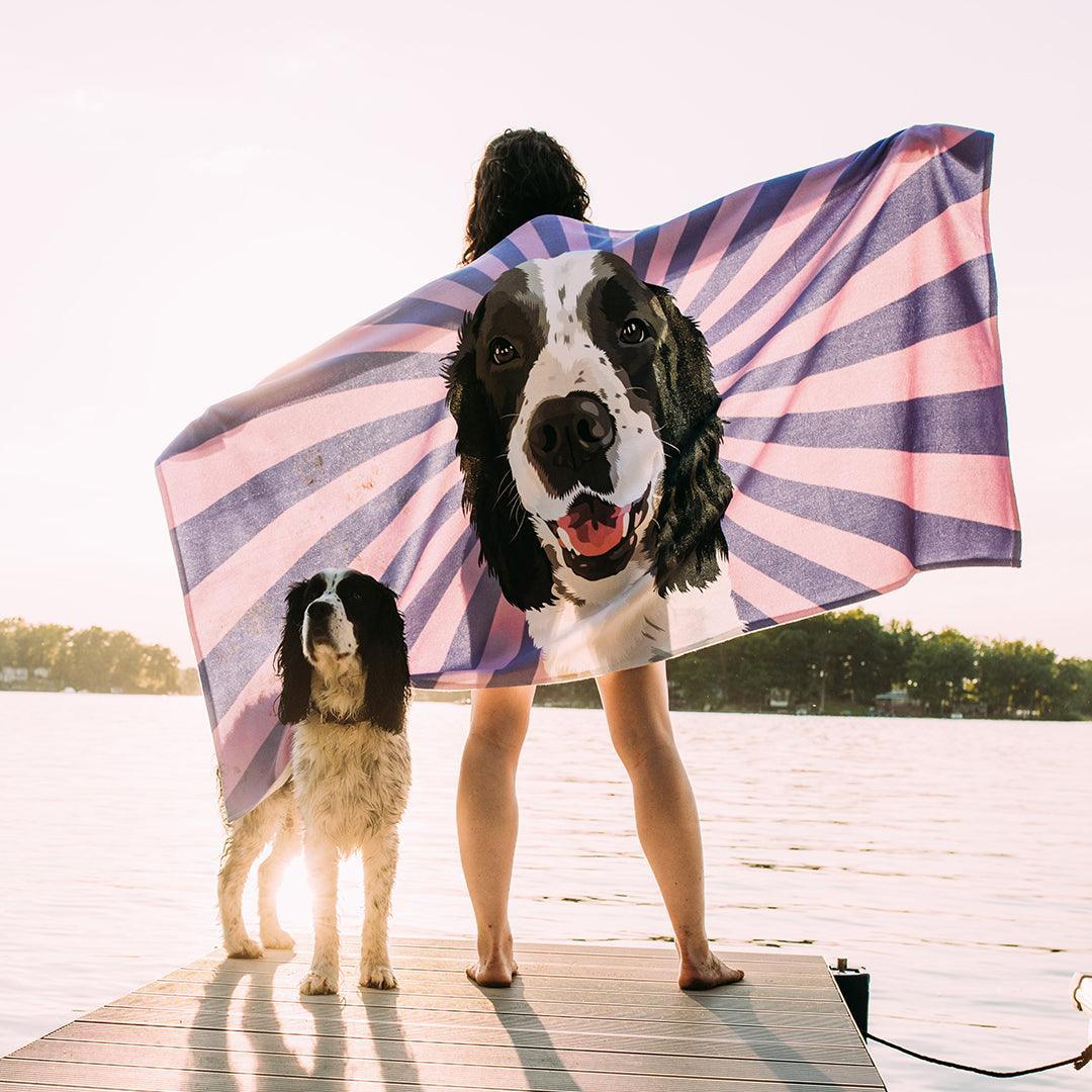 Custom Beach Towel | Alpha Paw