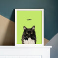 Load image into Gallery viewer, Custom Modern Pet Portrait | Alpha Paw
