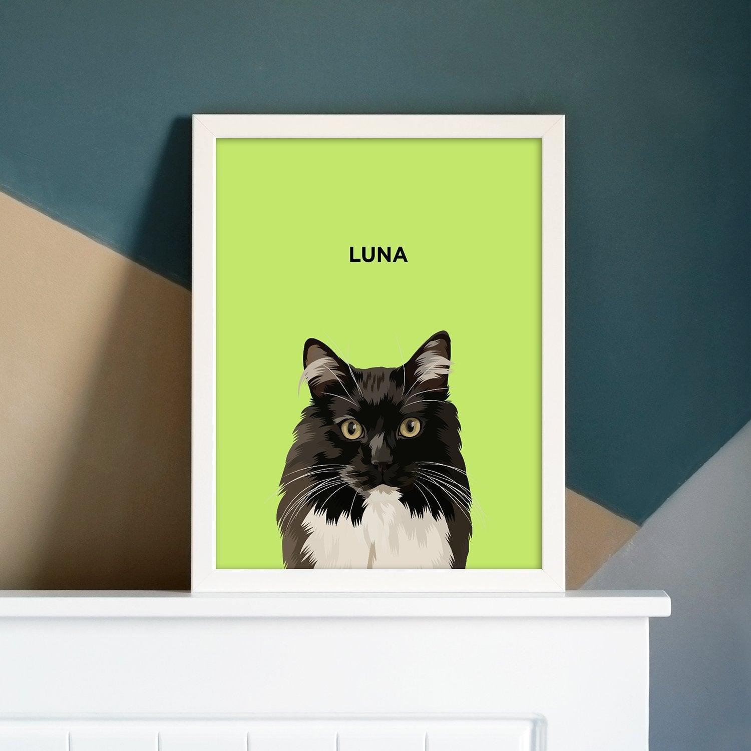 Custom Modern Pet Portrait | Alpha Paw