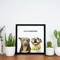 Load image into Gallery viewer, Custom Modern Pet Portrait | Alpha Paw
