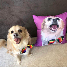Load image into Gallery viewer, Custom Pet Couch Pillow with Cover | Alpha Paw
