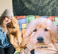 Load image into Gallery viewer, Custom Pet Fleece Blanket | Alpha Paw
