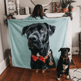 Load image into Gallery viewer, Custom Pet Fleece Blanket | Alpha Paw
