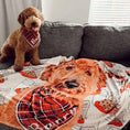 Load image into Gallery viewer, Custom Pet Fleece Blanket | Alpha Paw
