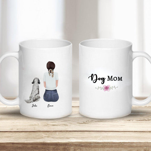 Custom Printed Dog Mom Coffee Mug | Alpha Paw