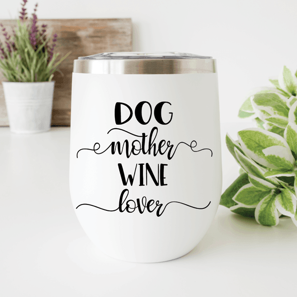 Dog Mom Wine Tumblers | Alpha Paw