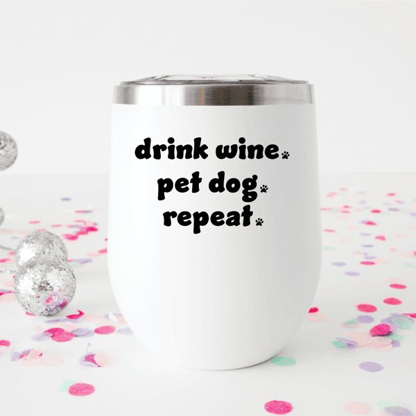 Dog Mom Wine Tumblers | Alpha Paw