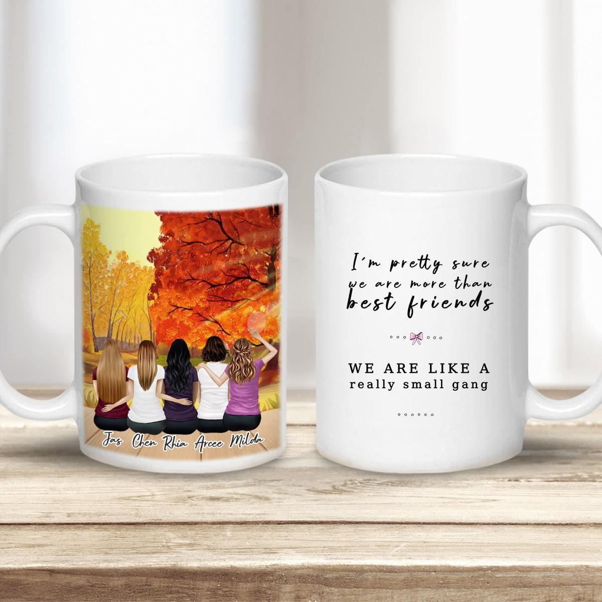 Fall Personalized Best Friend Or Sister Coffee Mug | Alpha Paw