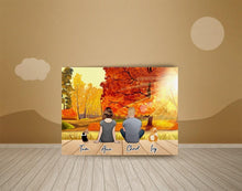 Load image into Gallery viewer, Fall Personalized Pet Wrapped Canvas | Alpha Paw
