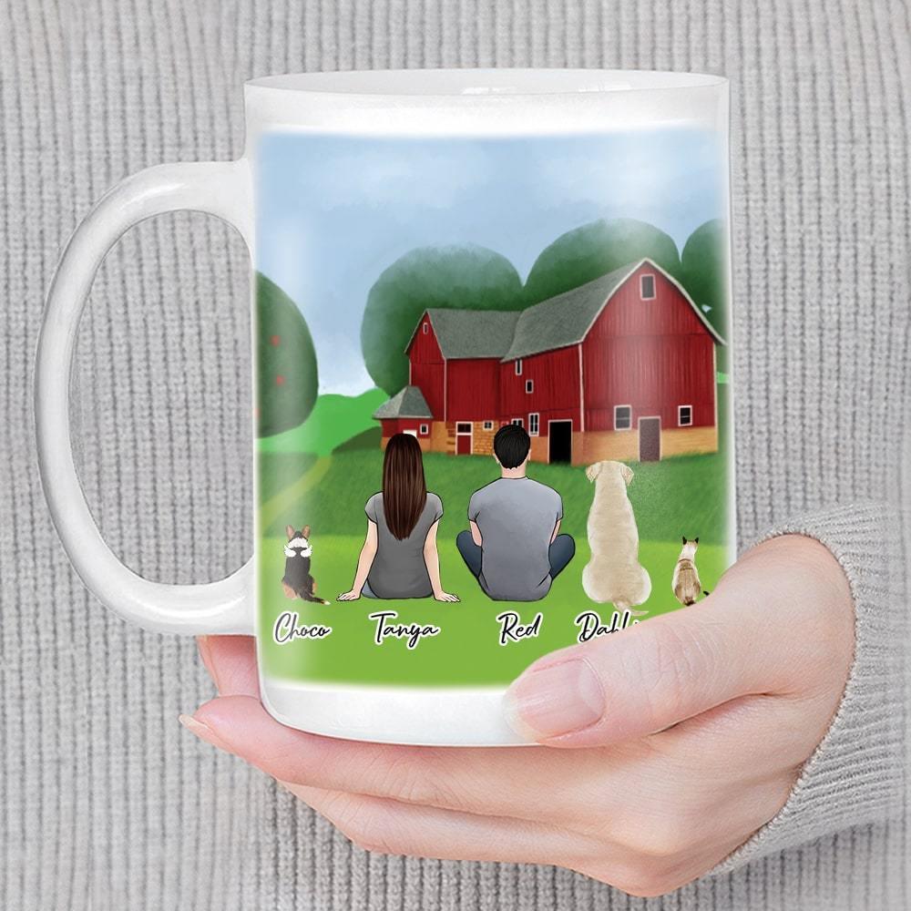 Farm Custom Printed Pet & Owner Coffee Mug | Alpha Paw