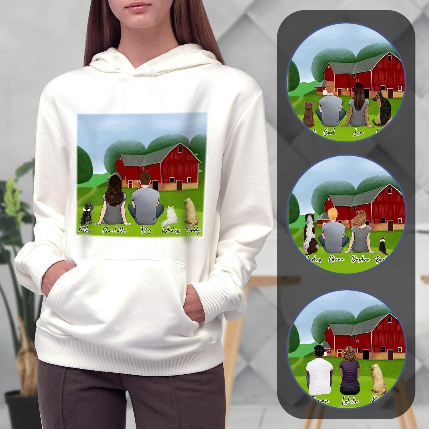 Farm Personalized Pet & Owner Hoodies | Alpha Paw