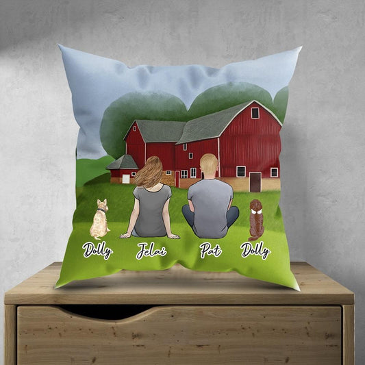 Farm Personalized Pet & Owner Pillow | Alpha Paw