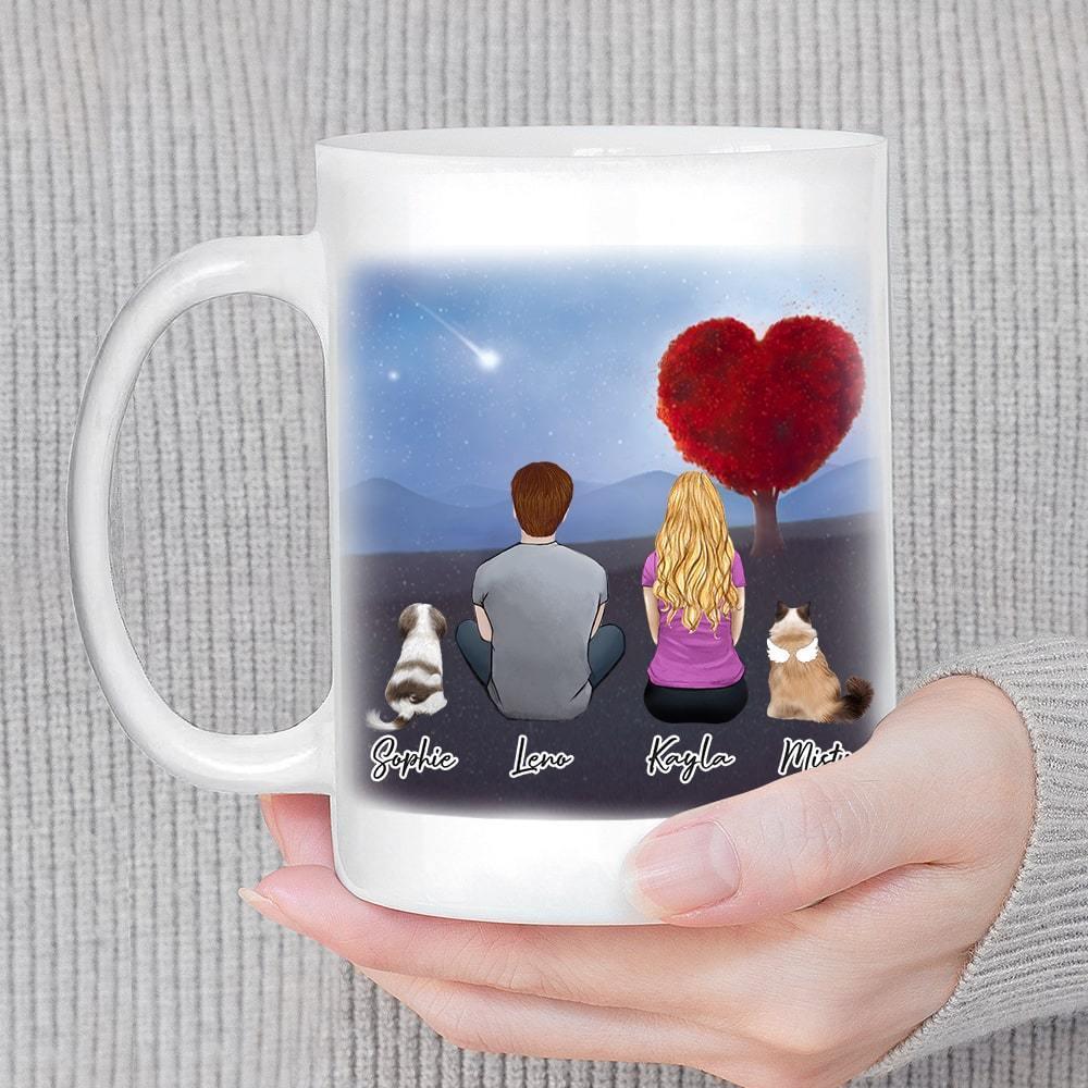 Heart Tree Personalized Pet & Owner Coffee Mug | Alpha Paw