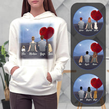 Load image into Gallery viewer, Heart Tree Personalized Pet &amp; Owner Hoodies | Alpha Paw
