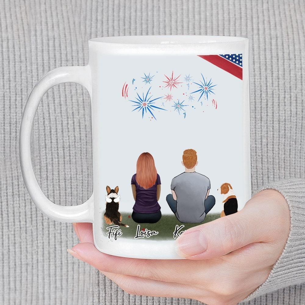 July 4th Personalized Pet & Owner Coffee Mug | Alpha Paw