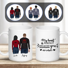 Load image into Gallery viewer, King Queen Couples Mug | Alpha Paw
