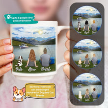 Load image into Gallery viewer, Lake &amp; Mountain Personalized Coffee Mug | Alpha Paw
