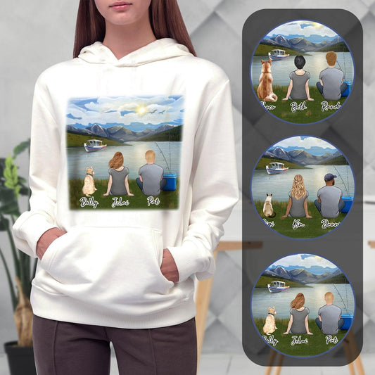 Lake & Mountain Personalized Hoodies | Alpha Paw