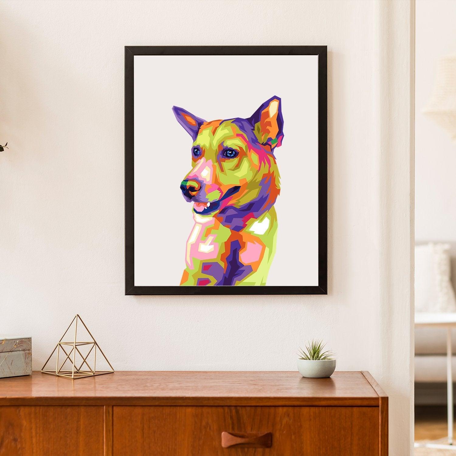 Limited Edition Custom Pet Pop Portraits | Alpha Paw