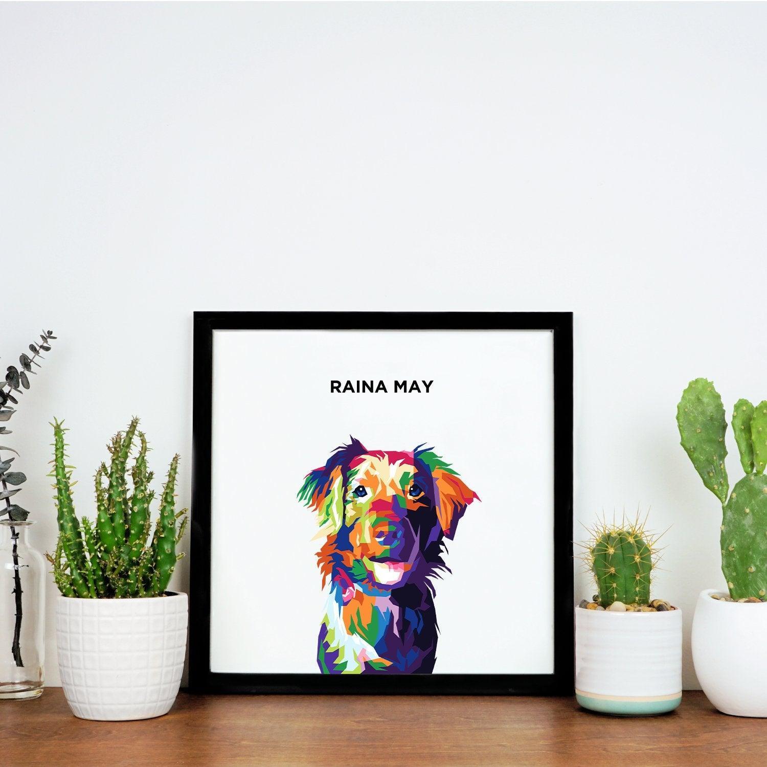 Limited Edition Custom Pet Pop Portraits | Alpha Paw