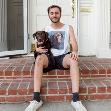 Load image into Gallery viewer, Men&#39;s Custom Pet Tank Top | Alpha Paw
