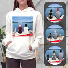 Load image into Gallery viewer, On A Boat Personalized Pet &amp; Owner Hoodies | Alpha Paw
