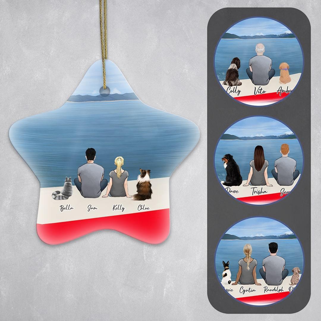 On A Boat Star Ornament - | Alpha Paw