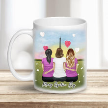 Load image into Gallery viewer, Paris Personalized Best Friend Sister Coffee Mug | Alpha Paw
