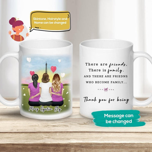 Paris Personalized Best Friend Sister Coffee Mug | Alpha Paw