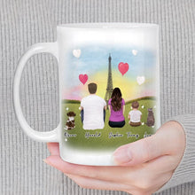 Load image into Gallery viewer, Paris Personalized Family Coffee Mug | Alpha Paw
