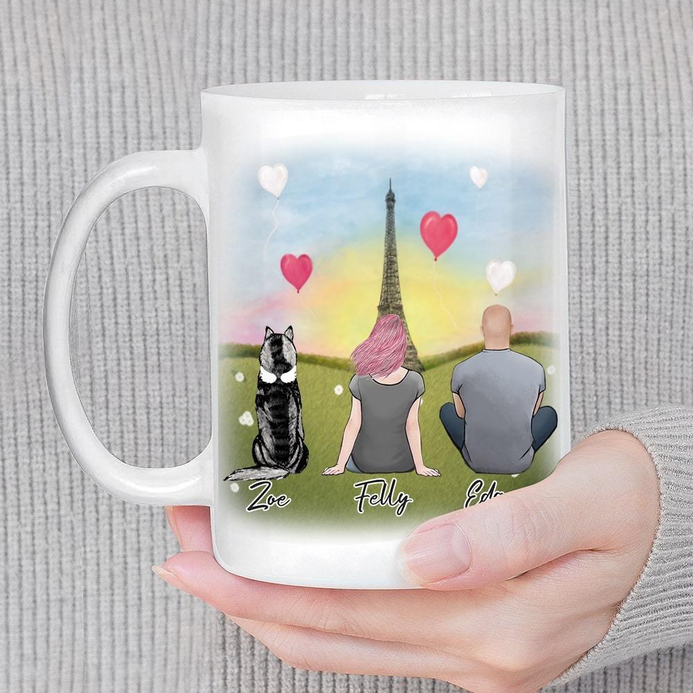 Paris Personalized Pet & Owner Coffee Mug | Alpha Paw