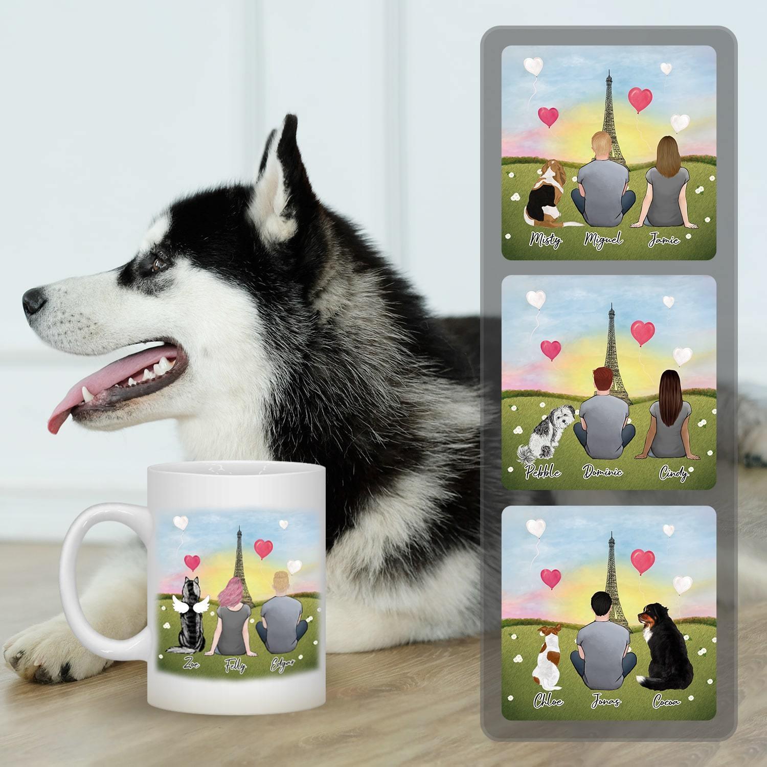 Paris Personalized Pet & Owner Coffee Mug | Alpha Paw