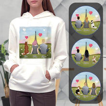 Load image into Gallery viewer, Paris Personalized Pet &amp; Owner Hoodies | Alpha Paw
