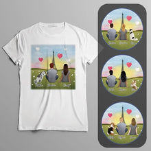 Load image into Gallery viewer, Paris Personalized Pet &amp; Owner T-Shirt | Alpha Paw
