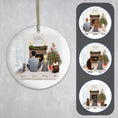 Load image into Gallery viewer, Personalized Pet & Owner Christmas Ornament Circle | Alpha Paw
