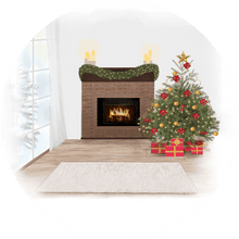 Load image into Gallery viewer, Personalized Pet &amp; Owner Christmas Ornament Circle | Alpha Paw
