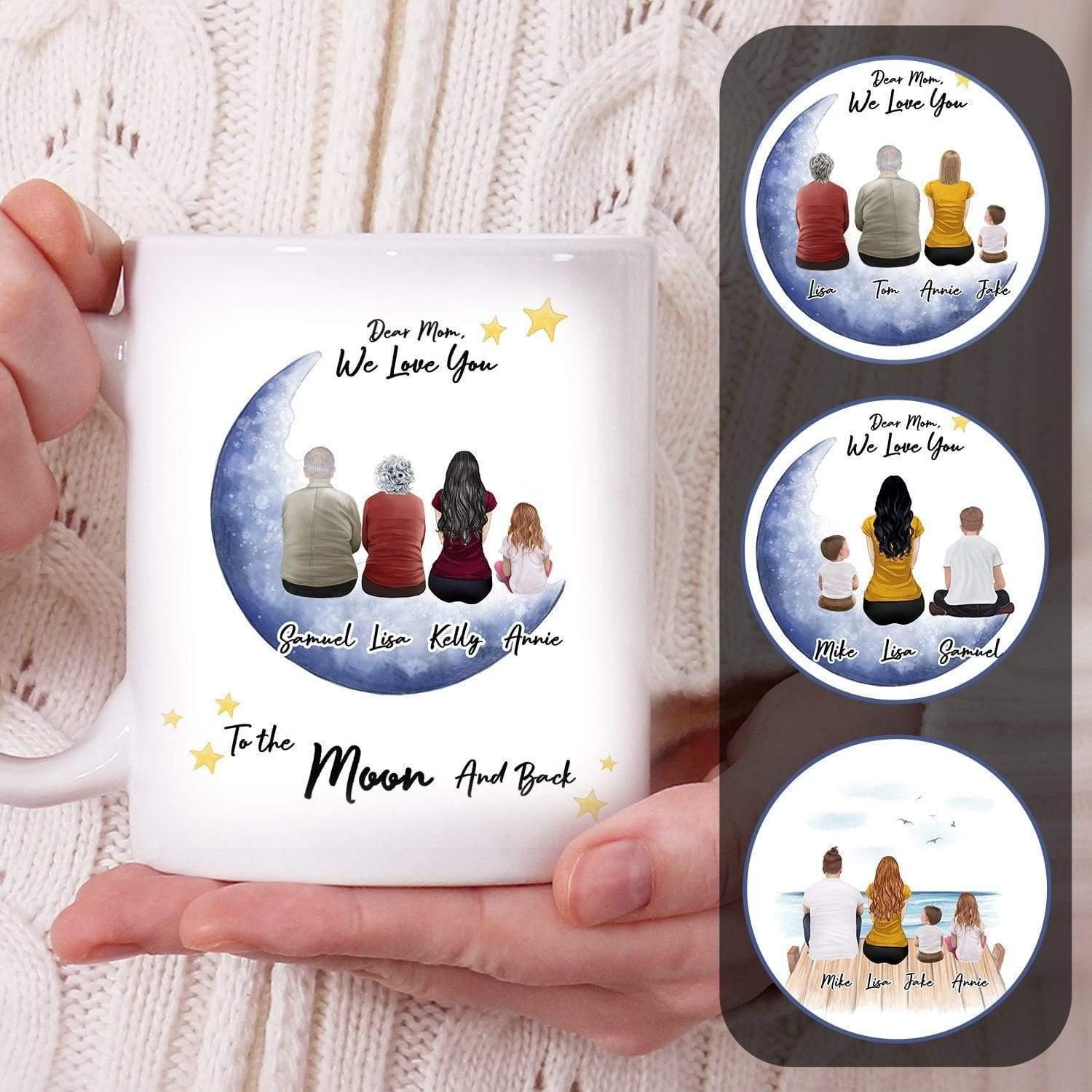 Personalized To The Moon And Back Coffee Mug | Alpha Paw