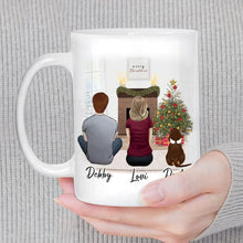 Load image into Gallery viewer, Pet &amp; Owner Christmas Coffee Mug - Personalized And Custom Printed | Alpha Paw
