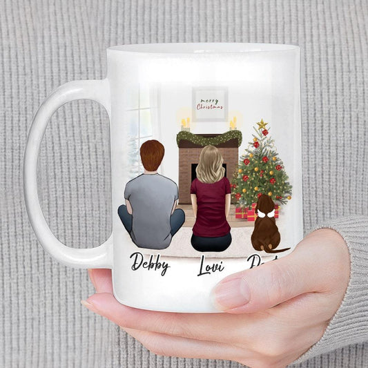 Pet & Owner Christmas Coffee Mug - Personalized And Custom Printed | Alpha Paw