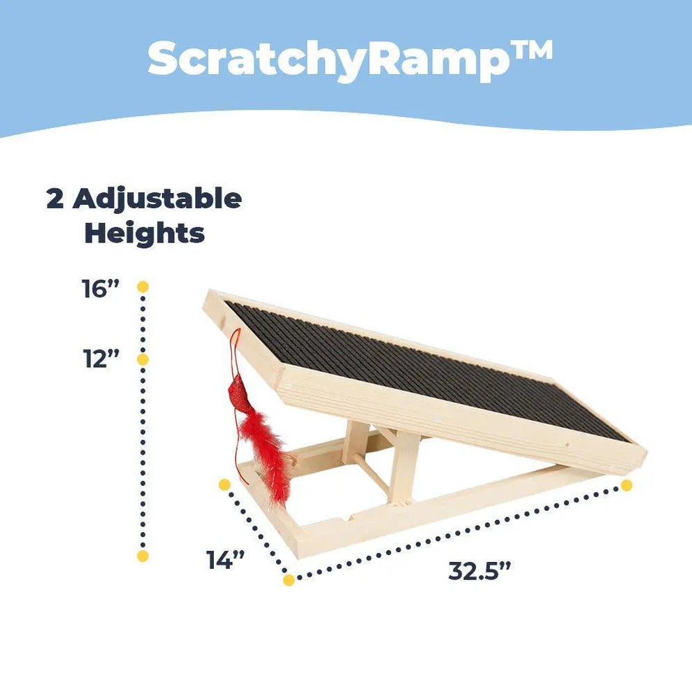 Bed & Couch Ramps for Cats | ScratchyRamp™ by Alpha Paw