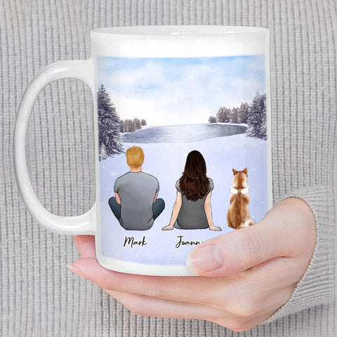 Snow Custom Pet & Owner Coffee Mug