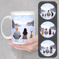 Load image into Gallery viewer, Snow Custom Pet & Owner Coffee Mug | Alpha Paw
