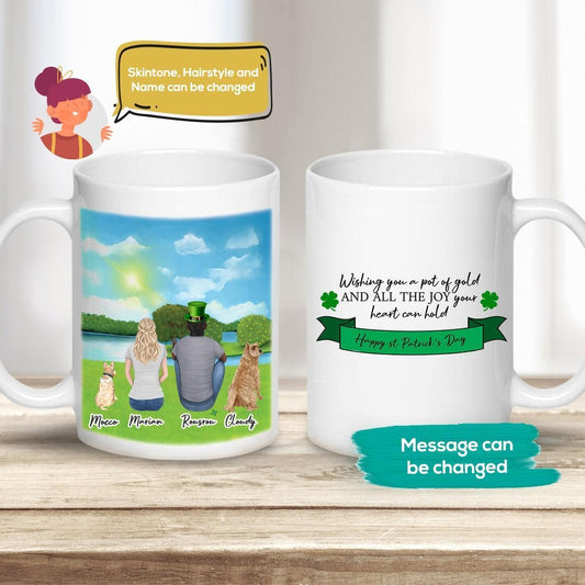 St. Patrick Custom Printed Pet & Owner Coffee Mug | Alpha Paw