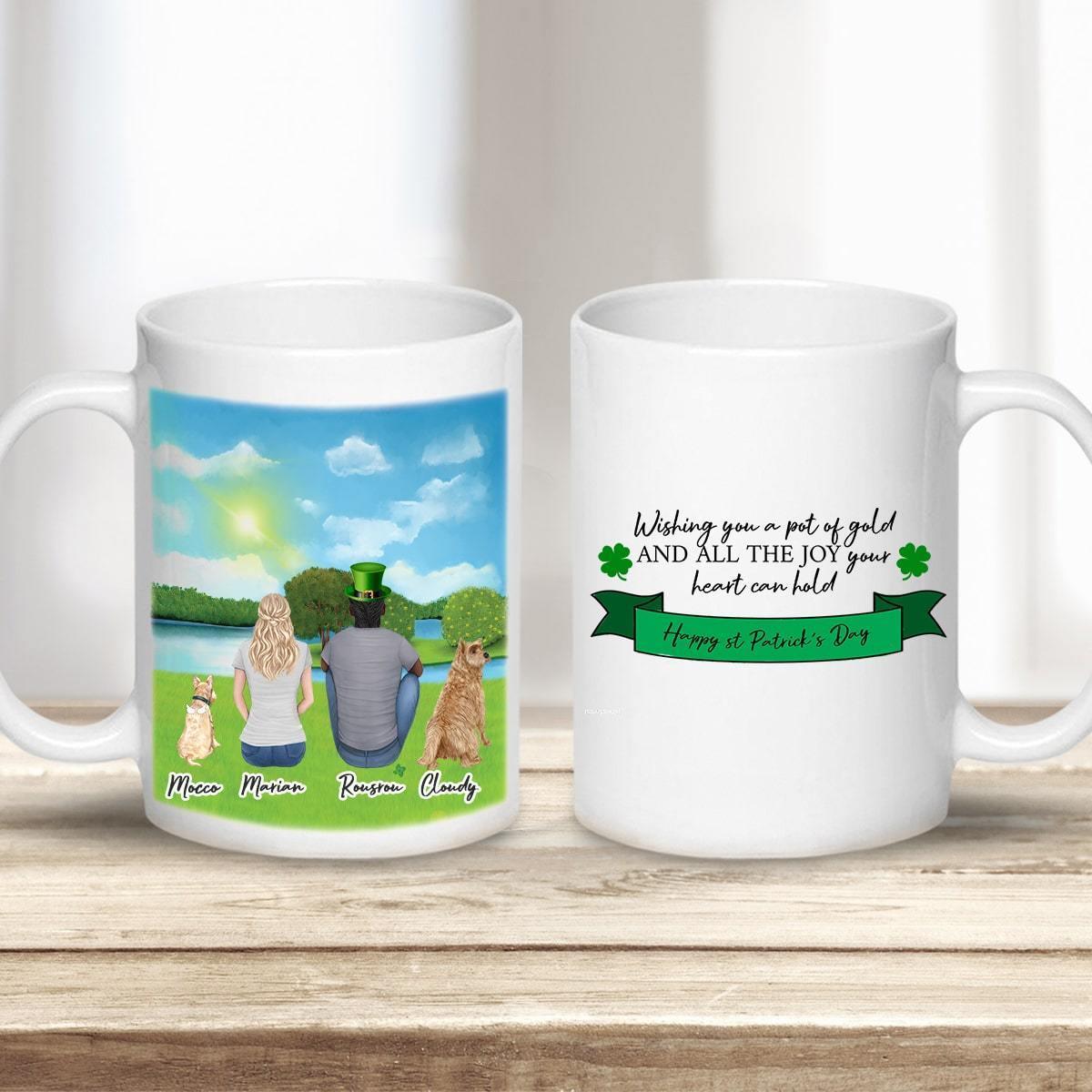 St. Patrick Custom Printed Pet & Owner Coffee Mug | Alpha Paw