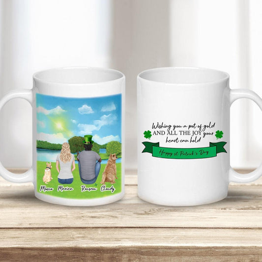 St. Patrick Custom Printed Pet & Owner Coffee Mug | Alpha Paw