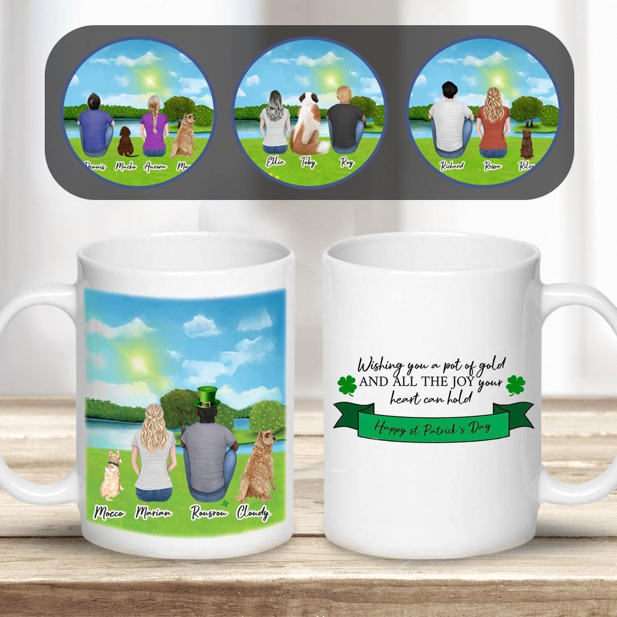 St. Patrick Custom Printed Pet & Owner Coffee Mug | Alpha Paw