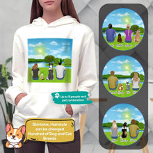 Load image into Gallery viewer, St. Patrick Personalized Pet &amp; Owner Hoodies | Alpha Paw
