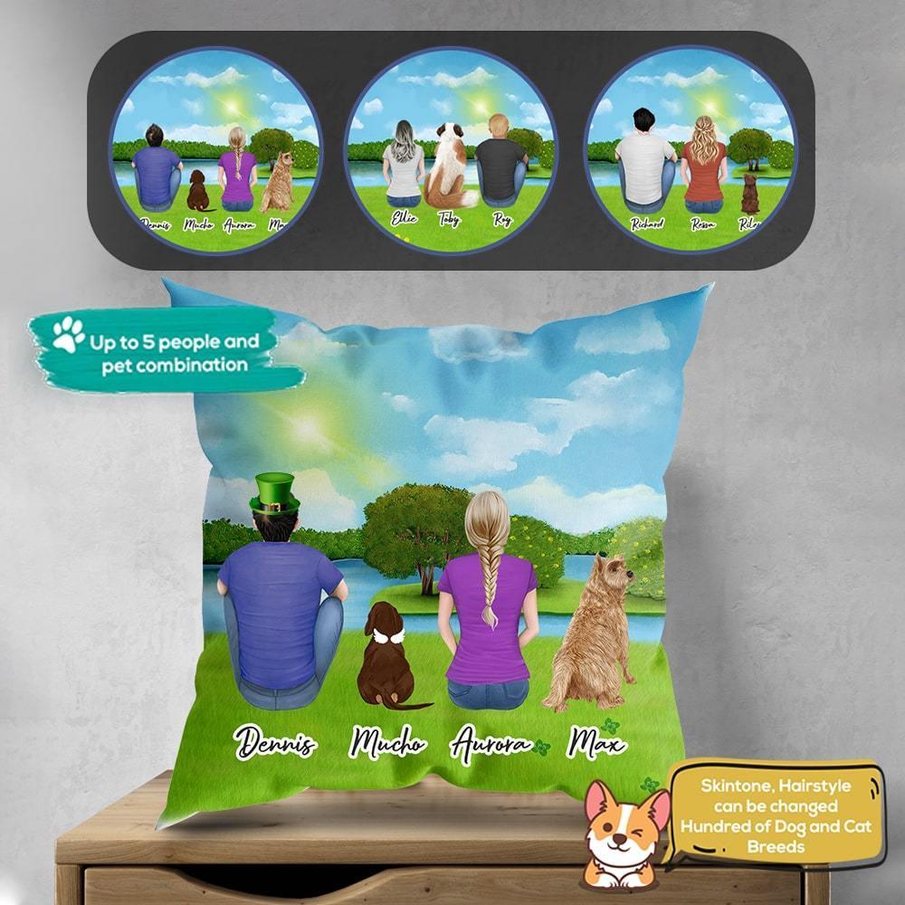 St. Patrick Personalized Pet & Owner Pillow | Alpha Paw