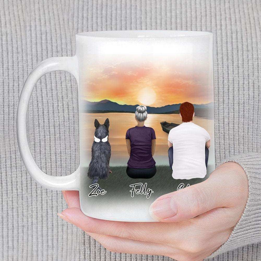 Sunset Personalized Pet & Owner Coffee Mug | Alpha Paw