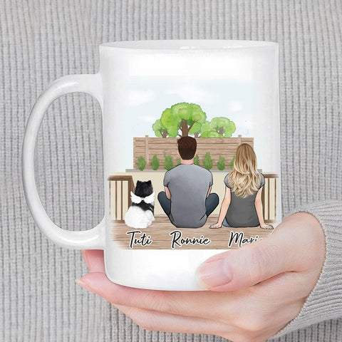 The Backyard Personalized Pet & Owner Coffee Mug